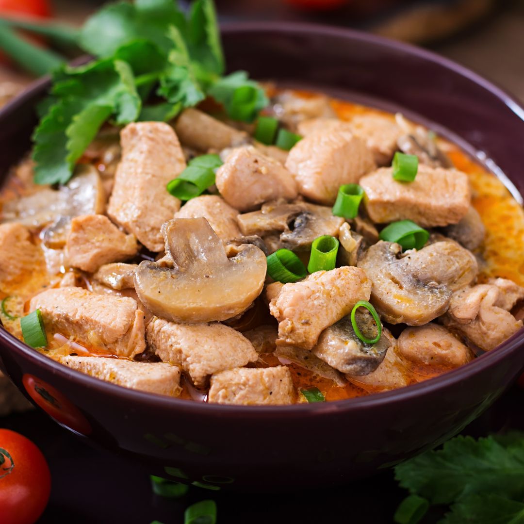 Sauté de volaille aux champignons