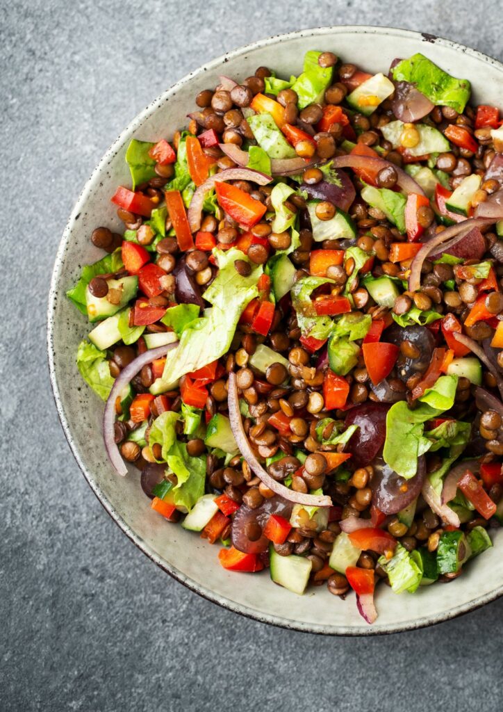 salade de lentilles