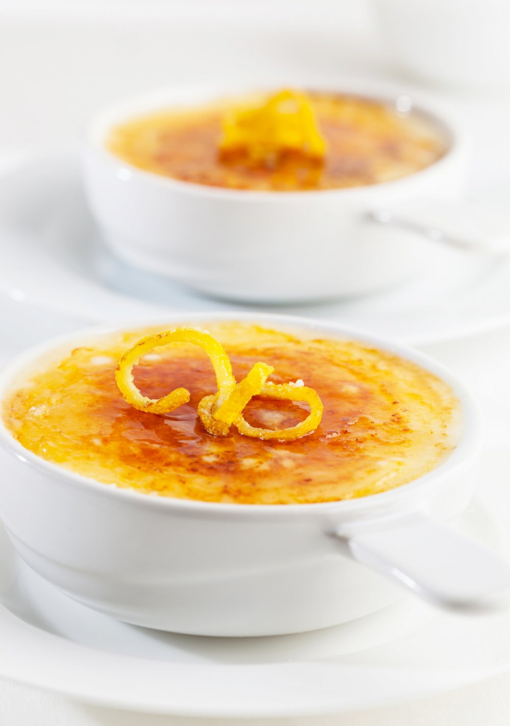 Crème brulée à l'orange